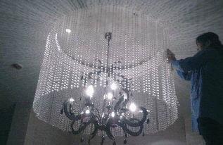 网红吊灯清洗视频